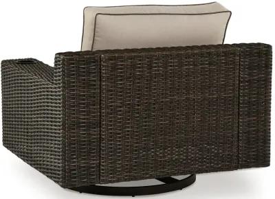 Coastline Bay - Brown - Swivel Lounge W/ Cushion