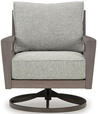 Hillside Barn - Gray / Brown - Swivel Lounge W/ Cushion