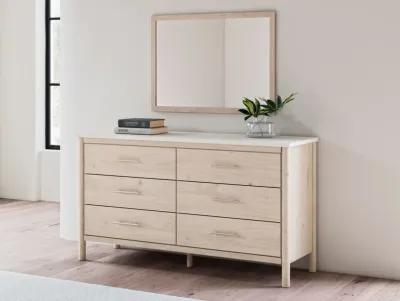 Cadmori - Two-tone - Dresser And Mirror