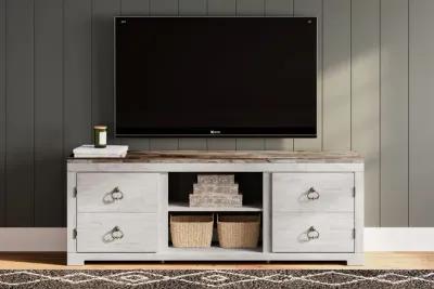 Willowton - 72" TV Stand With Fireplace Insert