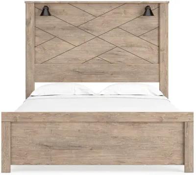 Senniberg - Panel Bed With Sconces