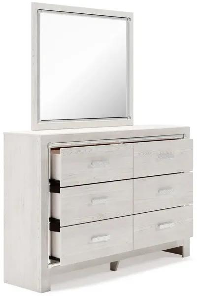 Altyra - Dresser, Mirror, Panel Bookcase Bed