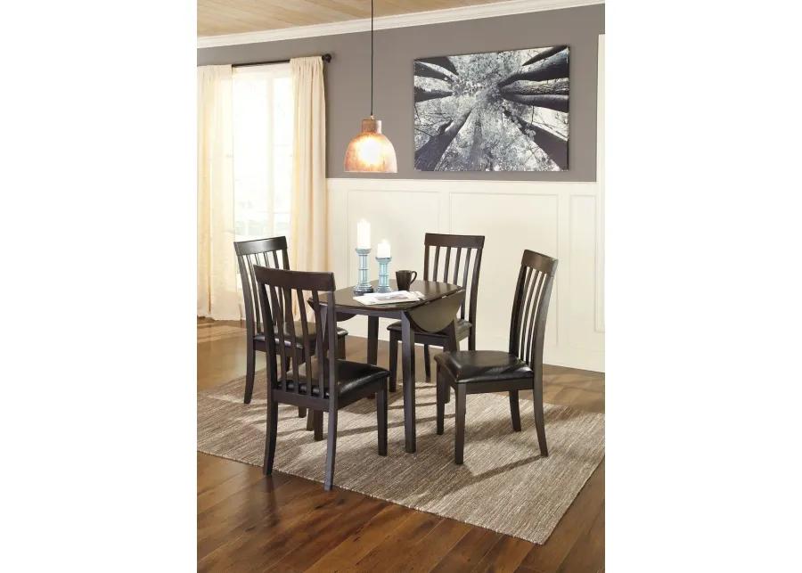 Hammis - Round Dining Drop Leaf Table Set