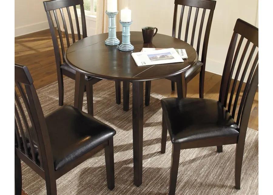 Hammis - Round Dining Drop Leaf Table Set