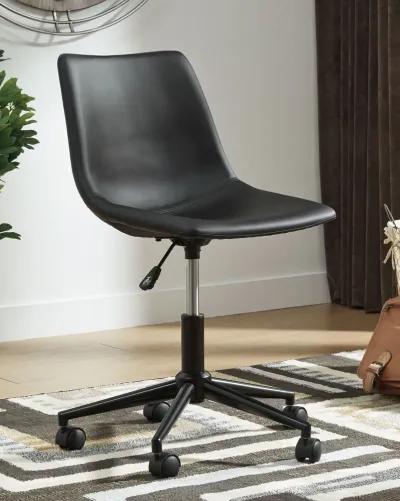 Arlenbry - L-Desk With Storage, Bookcase, Swivel Desk Chair