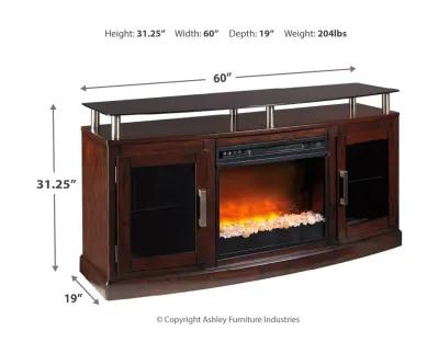 Chanceen - TV Stand With Fireplace Insert