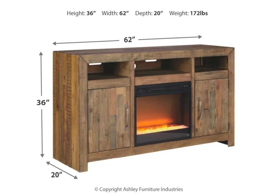 Sommerford - TV Stand With Fireplace Insert