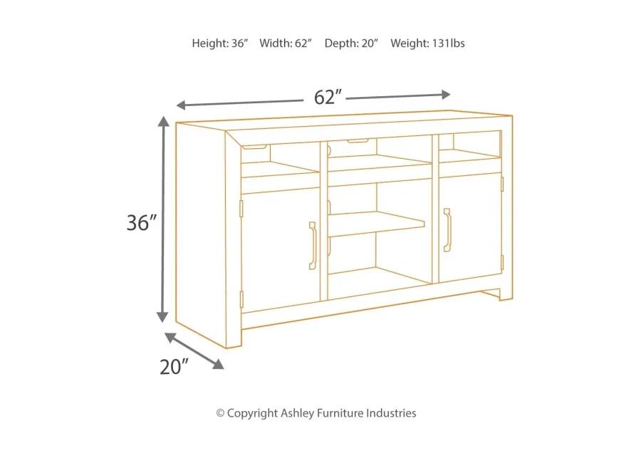 Sommerford - TV Stand With Fireplace Insert