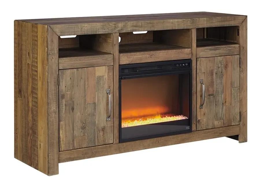 Sommerford - TV Stand With Fireplace Insert