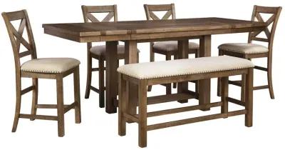 Moriville - Rectangular Dining Table Set - Counter Height