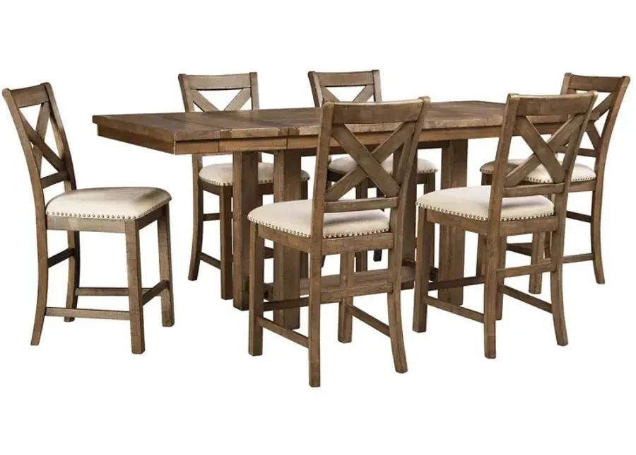 Moriville - Rectangular Dining Table Set - Counter Height