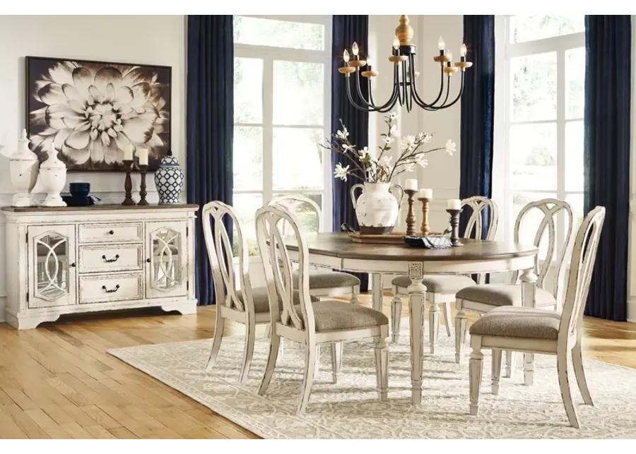 Realyn - Oval Dining Table Set