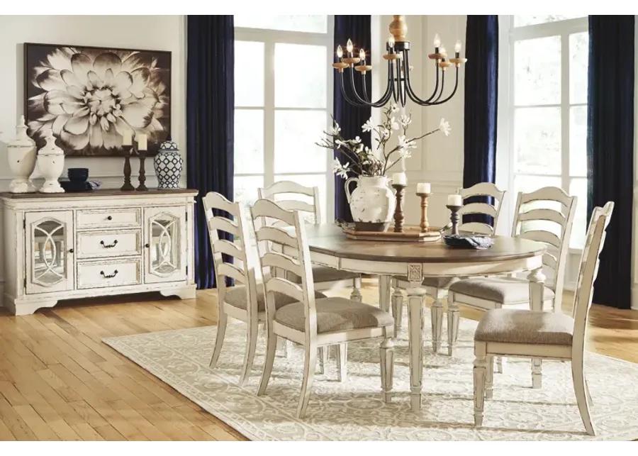 Realyn - Oval Dining Table Set