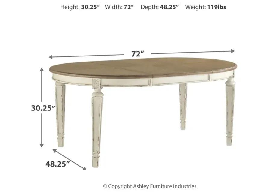 Realyn - Oval Dining Table Set