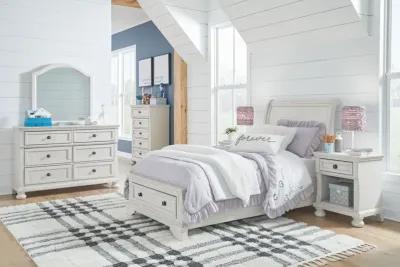 Robbinsdale - Youth Sleigh Storage Bedroom Set