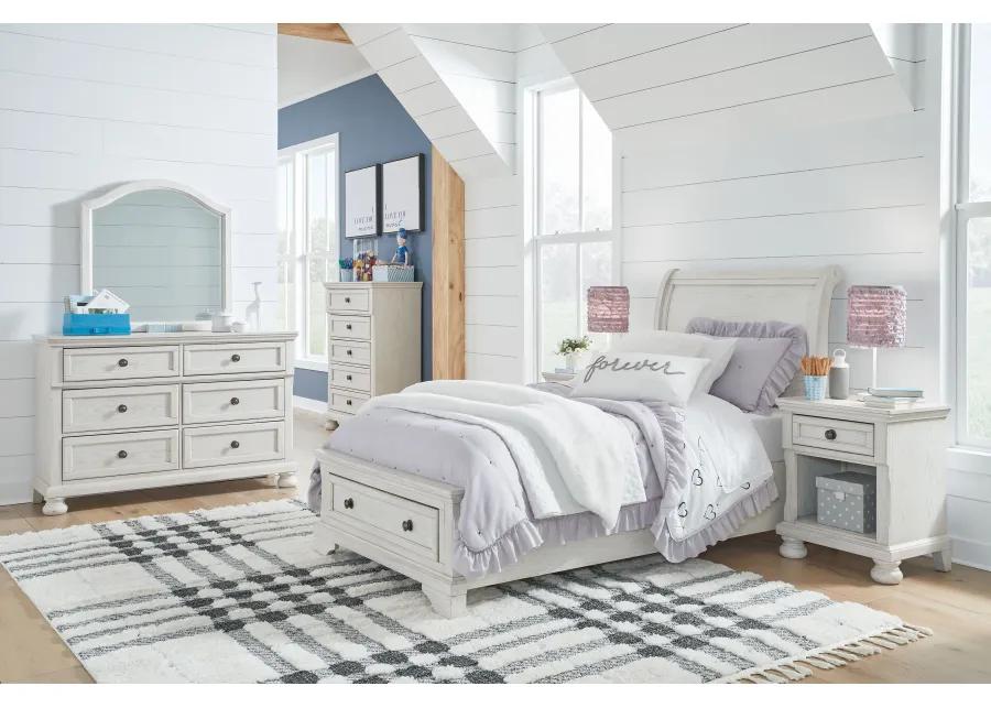 Robbinsdale - Youth Sleigh Storage Bedroom Set