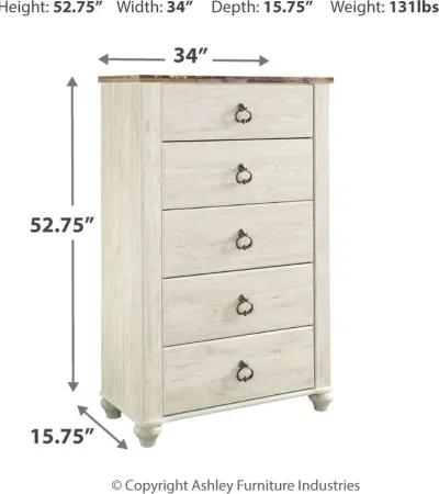 Willowton - Sleigh Bedroom Set