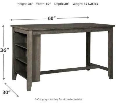 Caitbrook - Rectangular Counter Table Set