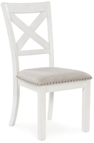 Robbinsdale - Antique White - Dining Upholstered Side Chair (Set of 2)