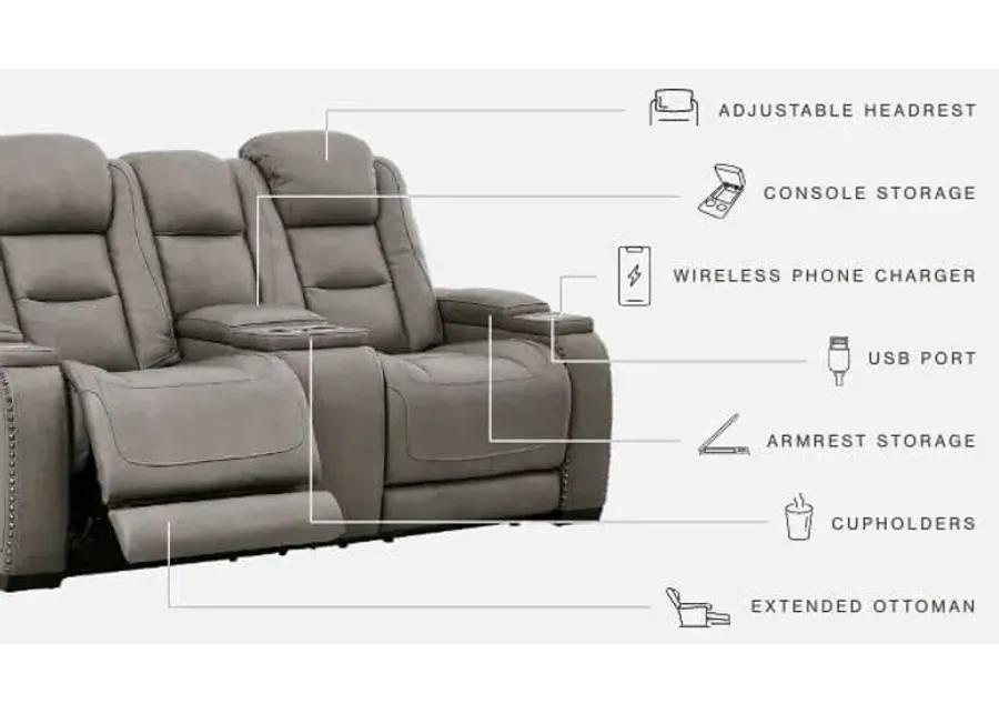 The Man-Den - Power Reclining Loveseat