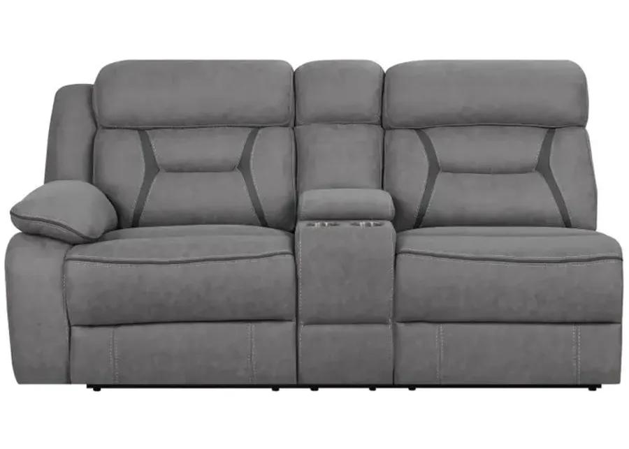 Higgins - LAF Power Loveseat - Gray