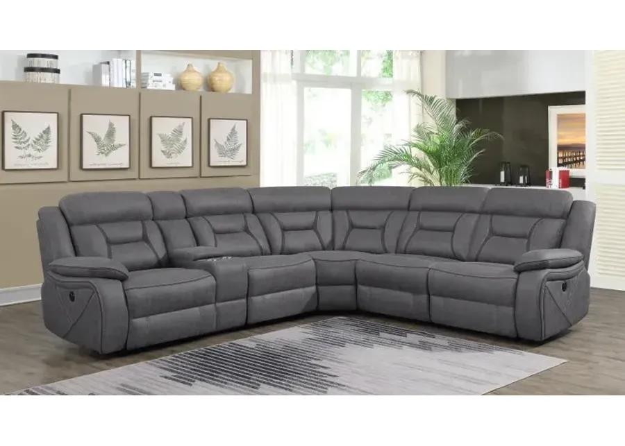 Higgins - LAF Power Loveseat - Gray