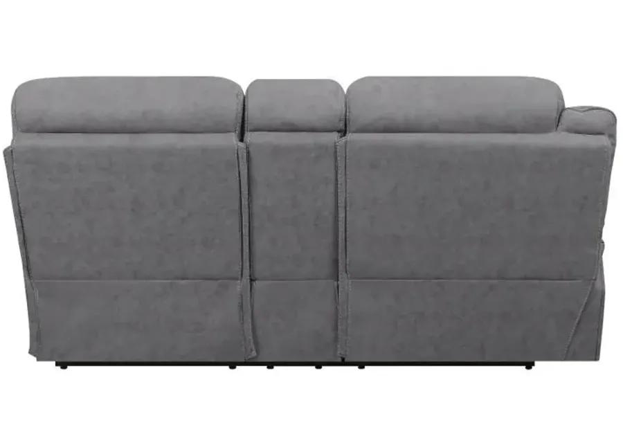 Higgins - LAF Power Loveseat - Gray