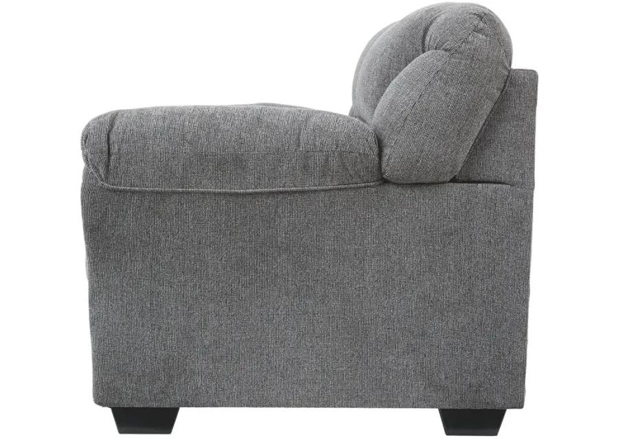 Allmaxx - Pewter - Loveseat