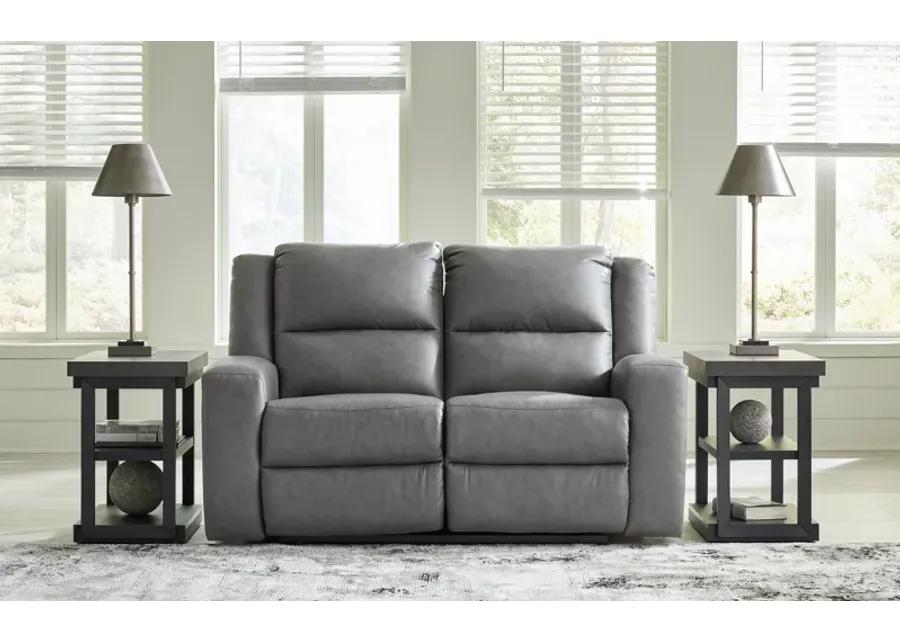 Brixworth - Slate - Reclining Loveseat