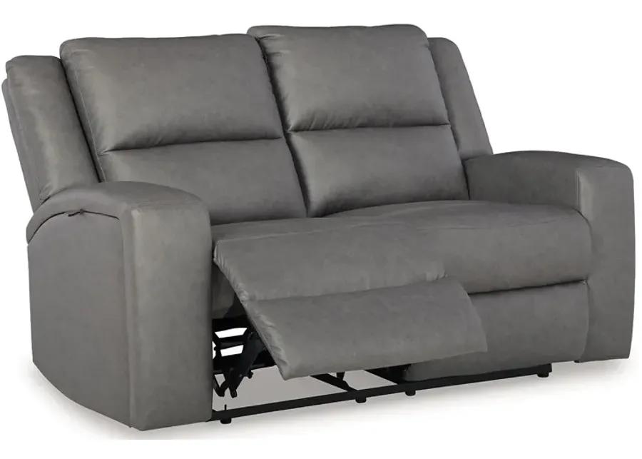 Brixworth - Slate - Reclining Loveseat