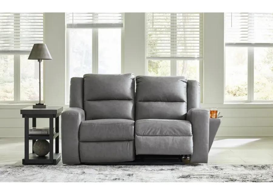 Brixworth - Slate - Reclining Loveseat