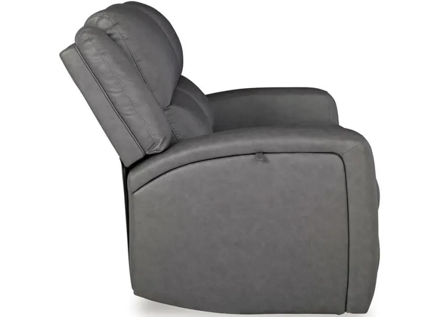 Brixworth - Slate - Reclining Loveseat