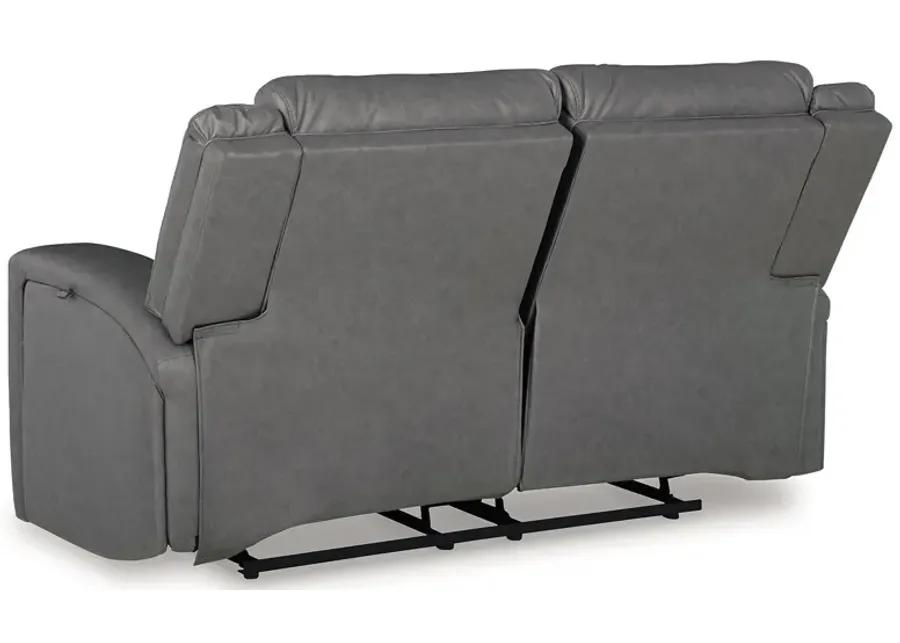 Brixworth - Slate - Reclining Loveseat