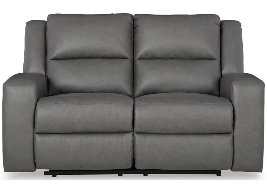 Brixworth - Slate - Reclining Loveseat