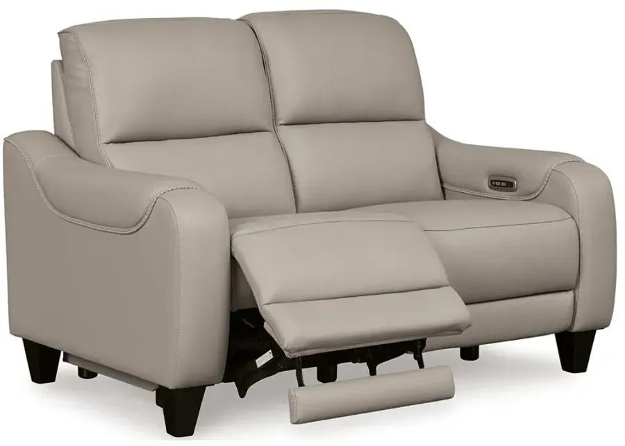 Mercomatic - Power Reclining Loveseat With Adj Headrest