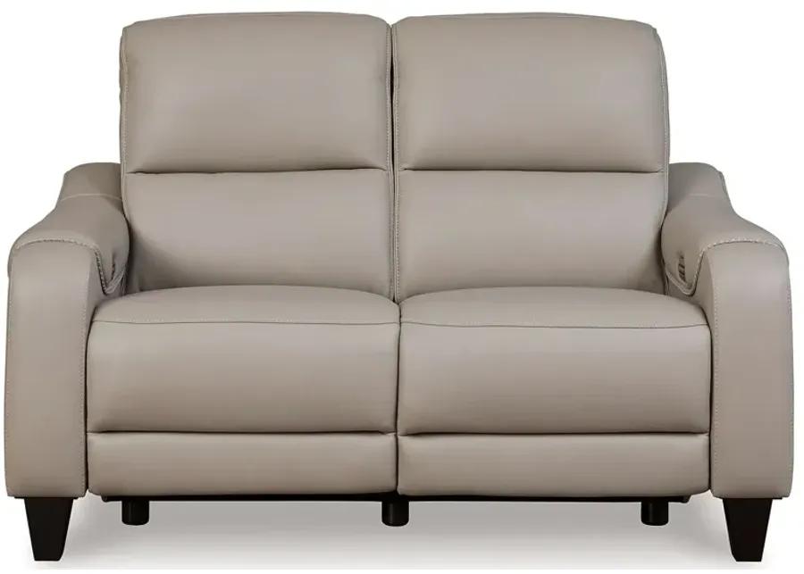 Mercomatic - Power Reclining Loveseat With Adj Headrest