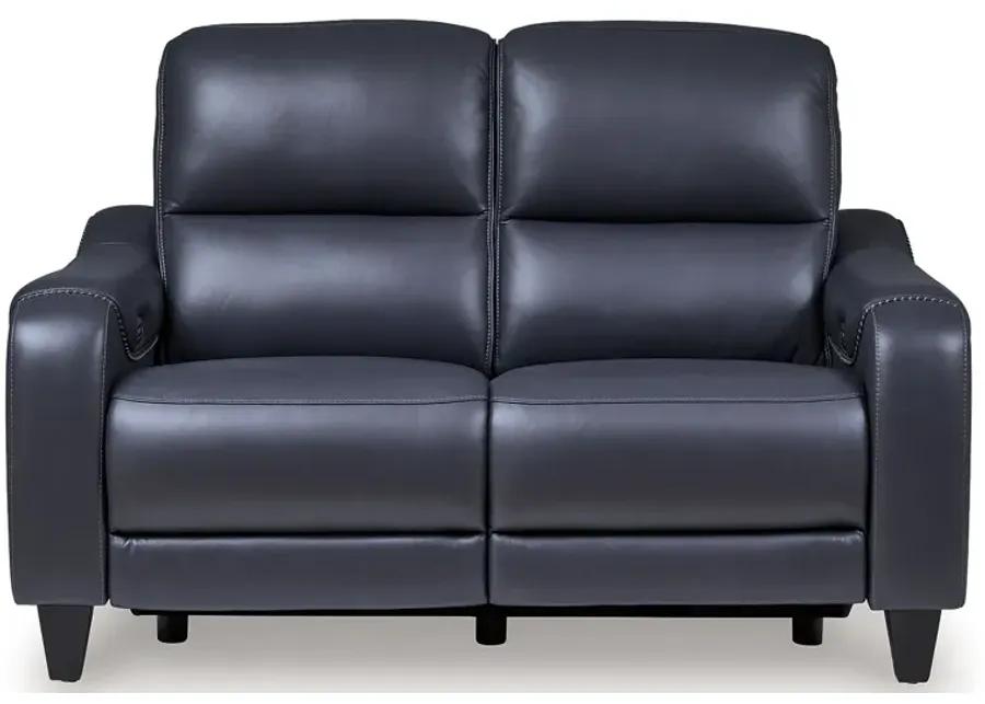 Mercomatic - Power Reclining Loveseat With Adj Headrest