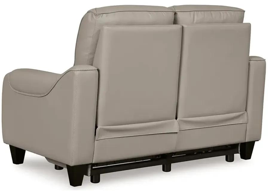 Mercomatic - Power Reclining Loveseat With Adj Headrest