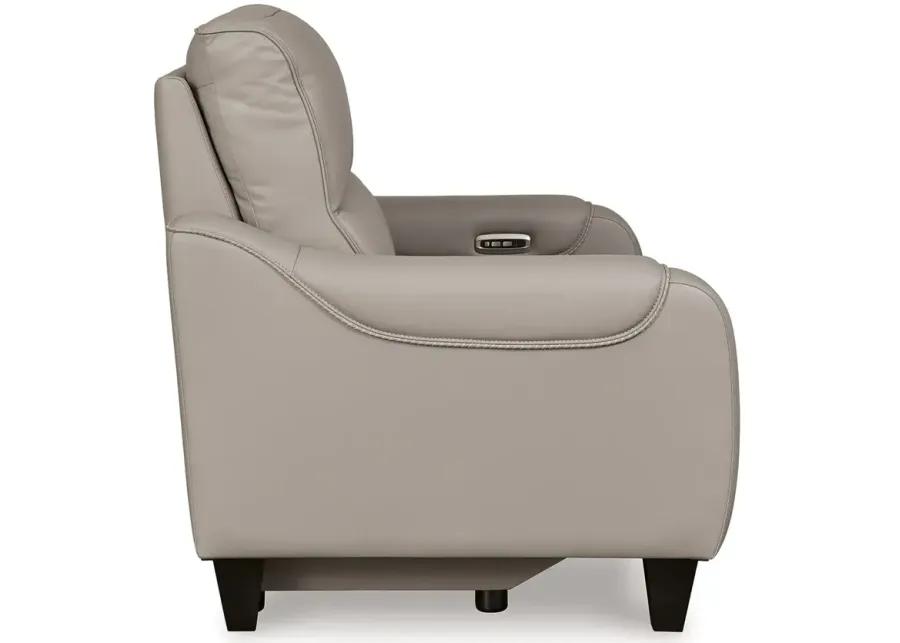 Mercomatic - Power Reclining Loveseat With Adj Headrest