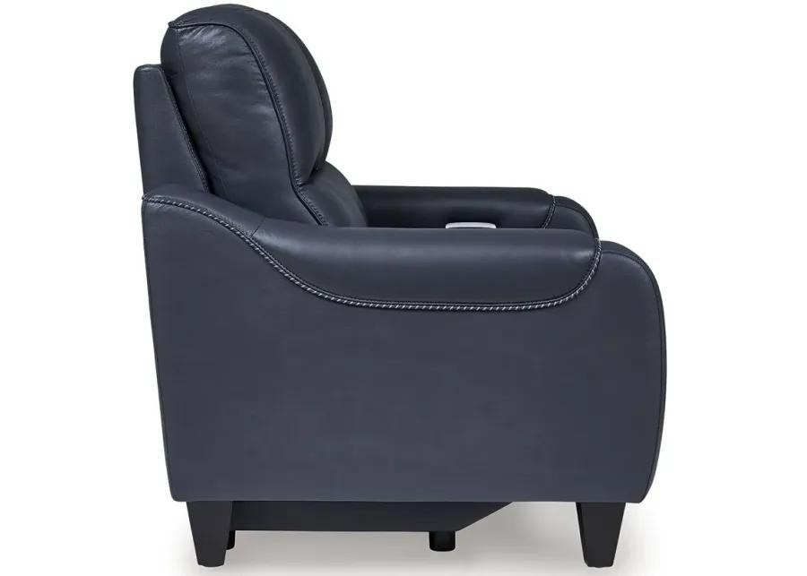 Mercomatic - Power Reclining Loveseat With Adj Headrest