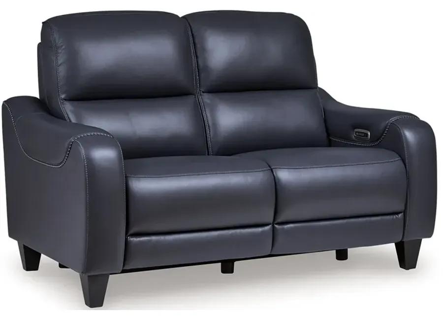 Mercomatic - Power Reclining Loveseat With Adj Headrest