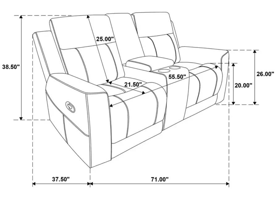 Brentwood - Upholstered Motion Reclining Loveseat