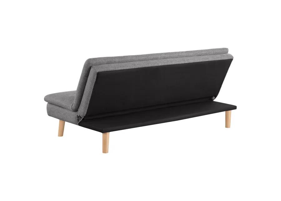 Scout - Upholstered Tufted Convertible Sofa Bed - Grey