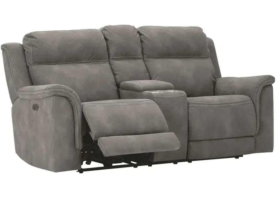 Next-Gen Durapella - Reclining Power Loveseat With Console