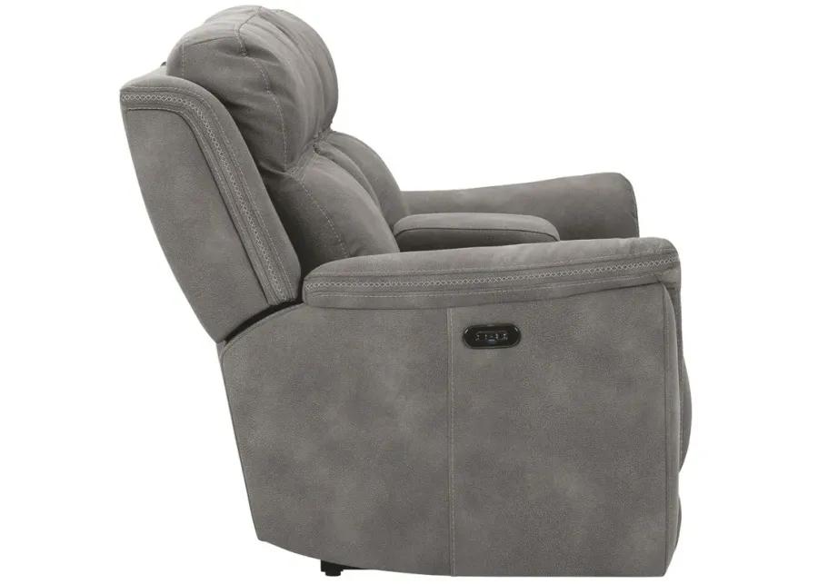 Next-Gen Durapella - Reclining Power Loveseat With Console