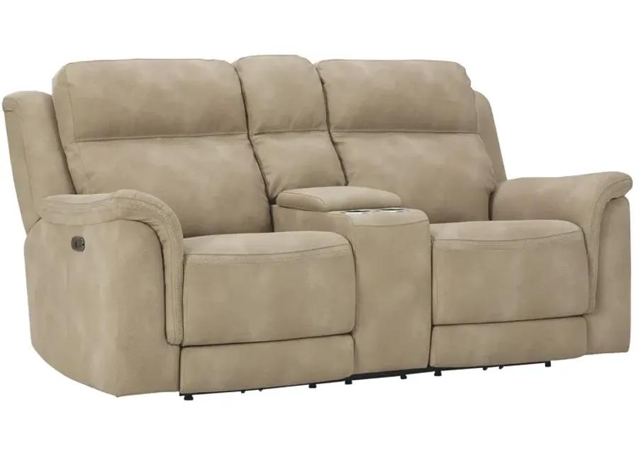 Next-Gen Durapella - Reclining Power Loveseat With Console