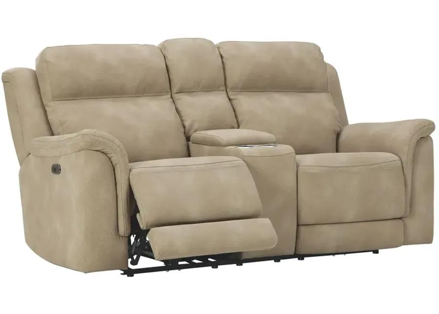 Next-Gen Durapella - Reclining Power Loveseat With Console