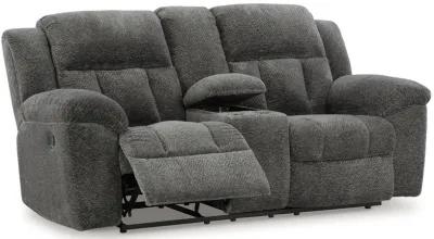 Frohn - Dbl Reclining Loveseat With Console