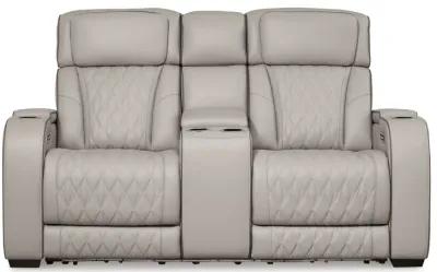 Boyington - Power Reclining Loveseat With Console/Adj Hdrst