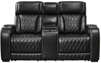 Boyington - Power Reclining Loveseat With Console/Adj Hdrst